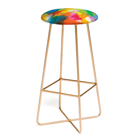 Kent Youngstrom rainbow combustion Bar Stool