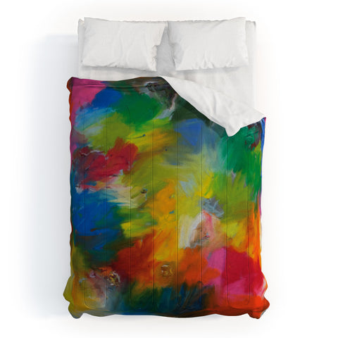 Kent Youngstrom rainbow combustion Comforter
