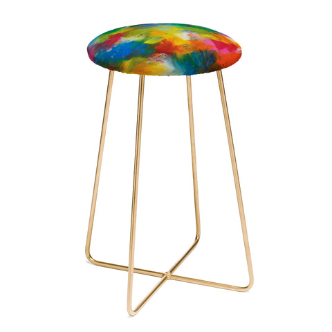 Kent Youngstrom rainbow combustion Counter Stool