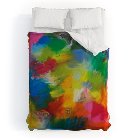 Kent Youngstrom rainbow combustion Duvet Cover