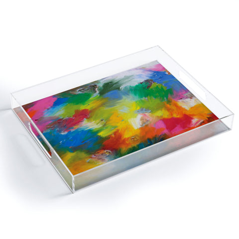 Kent Youngstrom rainbow combustion Acrylic Tray