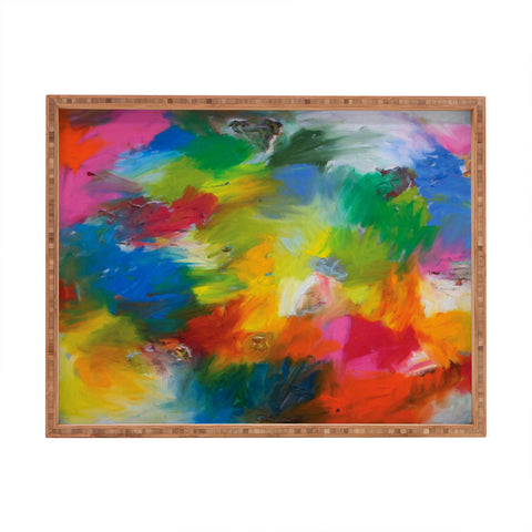 Kent Youngstrom rainbow combustion Rectangular Tray