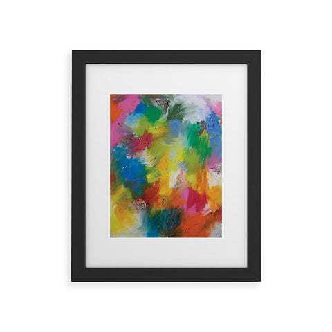 Kent Youngstrom rainbow combustion Framed Art Print