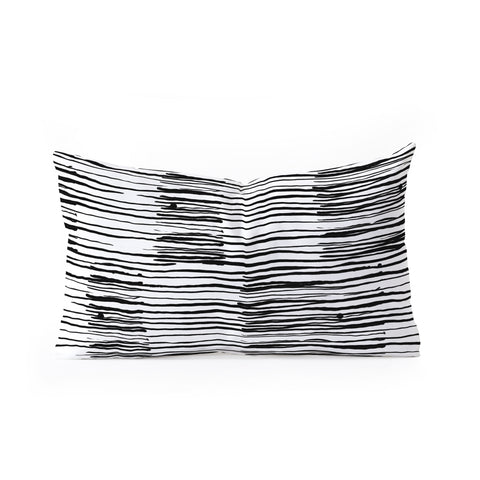 Kent Youngstrom sea stripes Oblong Throw Pillow