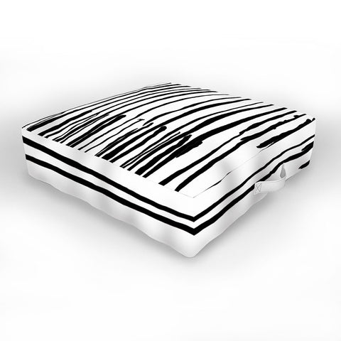 Kent Youngstrom sea stripes Outdoor Floor Cushion