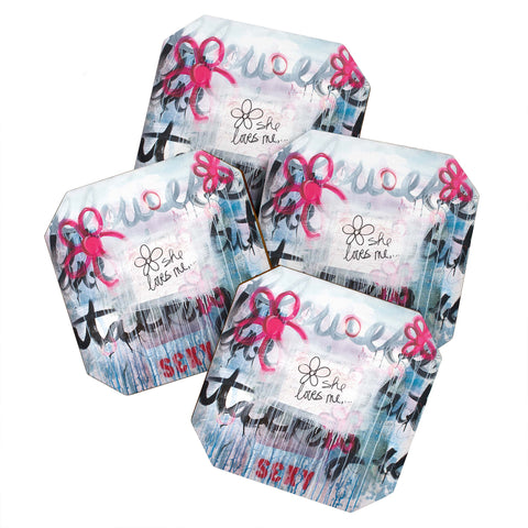 Kent Youngstrom She Loves Me Coaster Set