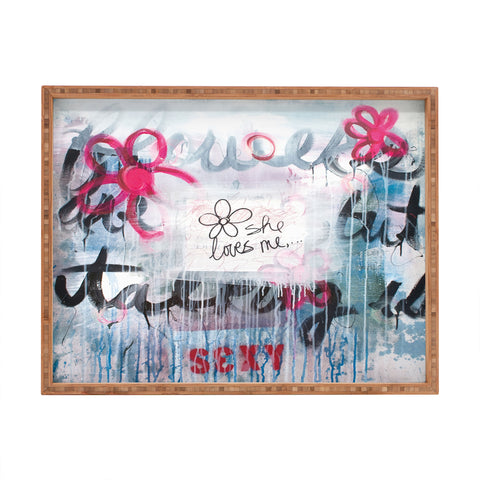 Kent Youngstrom She Loves Me Rectangular Tray