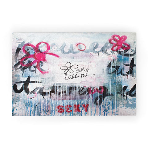 Kent Youngstrom She Loves Me Welcome Mat