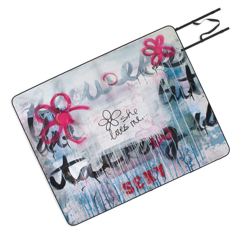 Kent Youngstrom She Loves Me Picnic Blanket