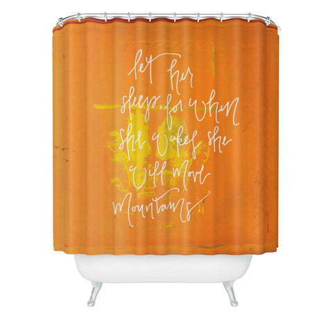 Kent Youngstrom she will move mountains two Shower Curtain