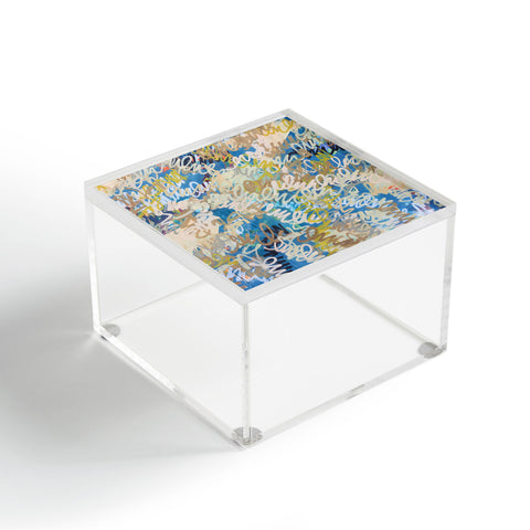 Kent Youngstrom squiggle multi colors Acrylic Box