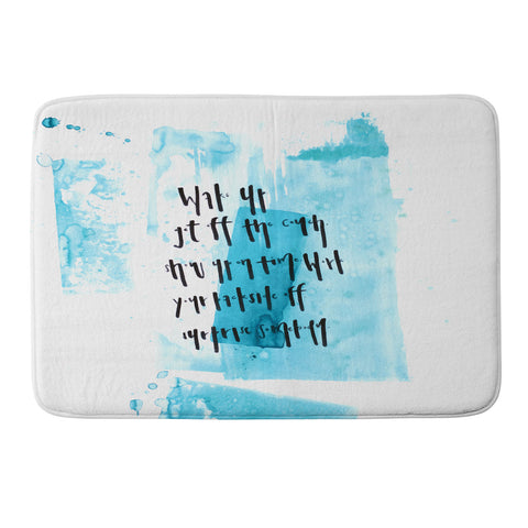 Kent Youngstrom wake up get off the couch Memory Foam Bath Mat
