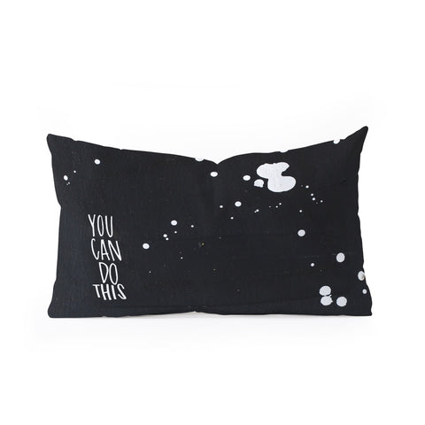 Kent Youngstrom you can do this Oblong Throw Pillow