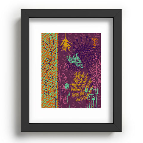 Kerrie Satava Butterfly Bloom Recessed Framing Rectangle