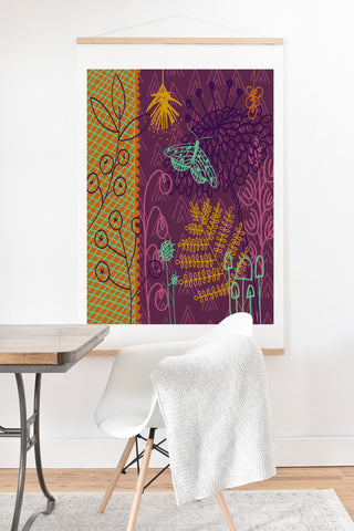 Kerrie Satava Butterfly Bloom Art Print And Hanger