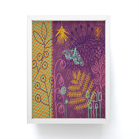 Kerrie Satava Butterfly Bloom Framed Mini Art Print