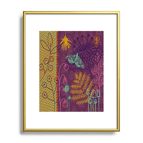 Kerrie Satava Butterfly Bloom Metal Framed Art Print