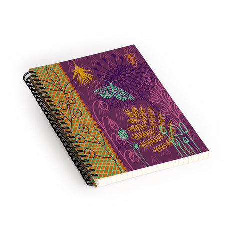 Kerrie Satava Butterfly Bloom Spiral Notebook