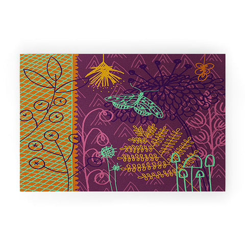 Kerrie Satava Butterfly Bloom Welcome Mat