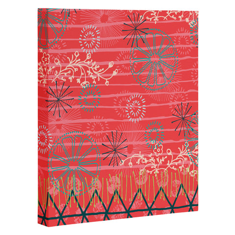 Kerrie Satava Citrus Burst Art Canvas