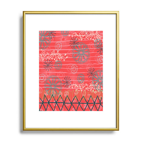 Kerrie Satava Citrus Burst Metal Framed Art Print