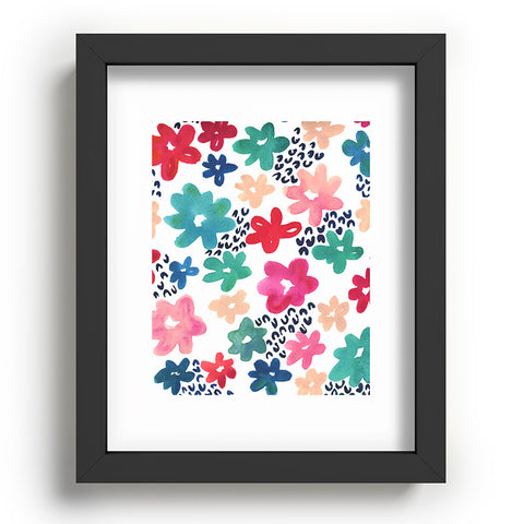 Kerrie Satava Flower Pop Recessed Framing Rectangle