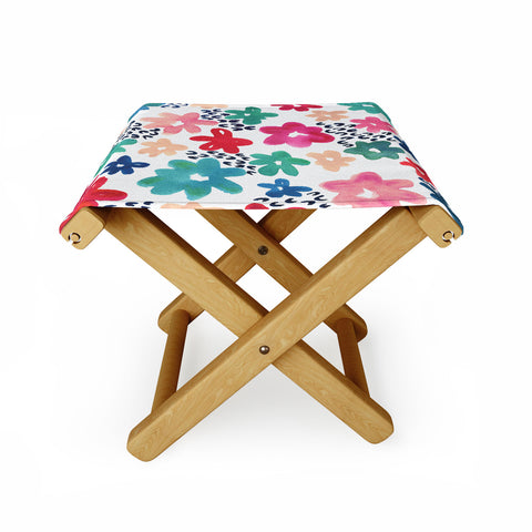 Kerrie Satava Flower Pop Folding Stool