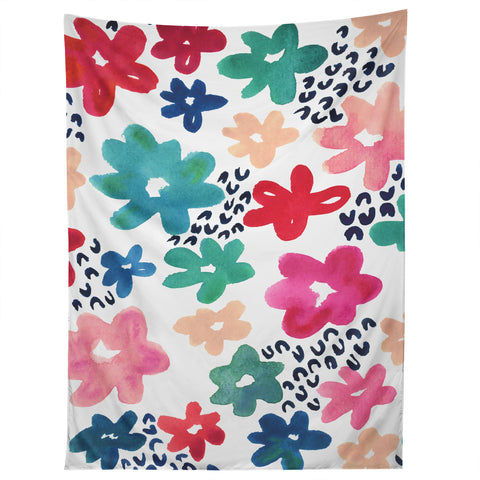 Kerrie Satava Flower Pop Tapestry