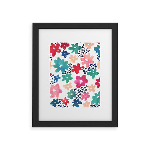 Kerrie Satava Flower Pop Framed Art Print