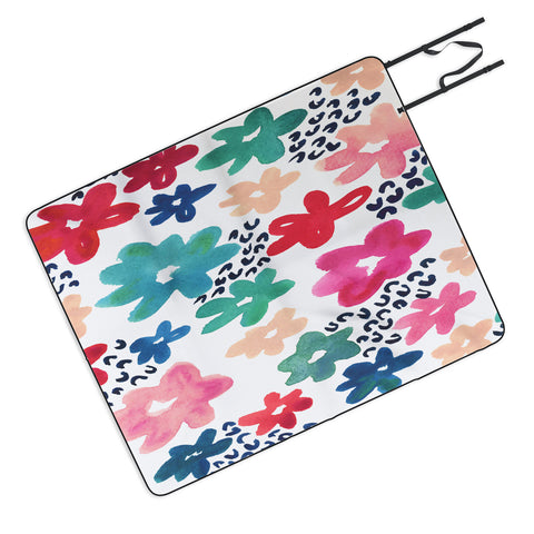 Kerrie Satava Flower Pop Picnic Blanket