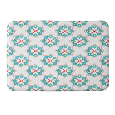 Kerrie Satava Moroccan Steps Memory Foam Bath Mat