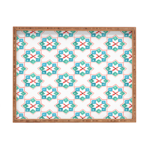 Kerrie Satava Moroccan Steps Rectangular Tray