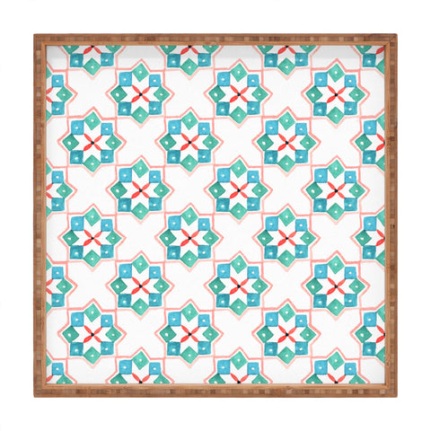 Kerrie Satava Moroccan Steps Square Tray
