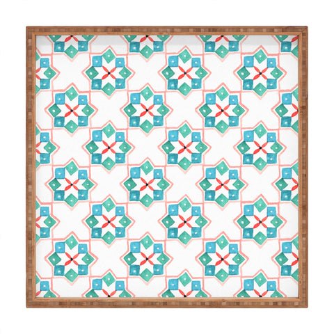 Kerrie Satava Moroccan Steps Square Tray