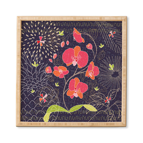Kerrie Satava Orchid Bloom Framed Wall Art