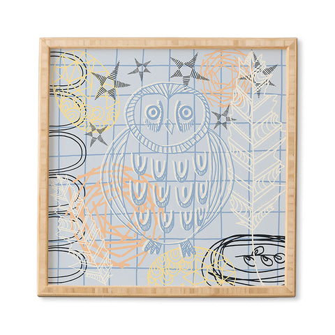 Kerrie Satava Owls Nest Framed Wall Art