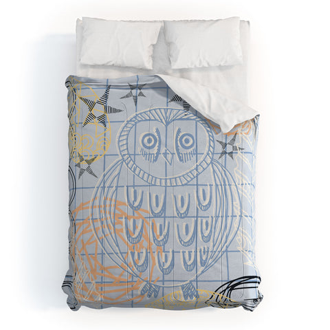 Kerrie Satava Owls Nest Comforter