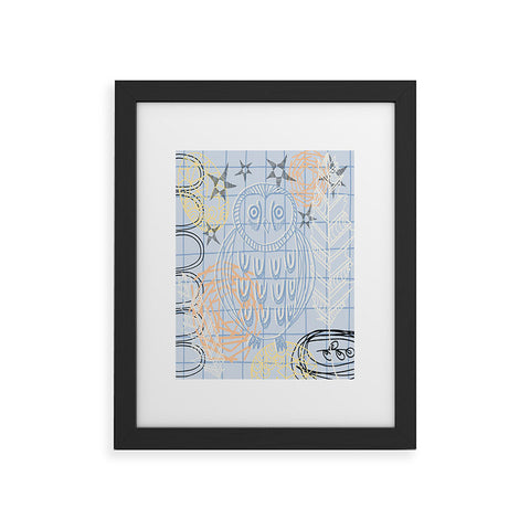 Kerrie Satava Owls Nest Framed Art Print