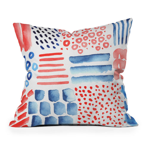 Kerrie Satava Sand and Shore Throw Pillow