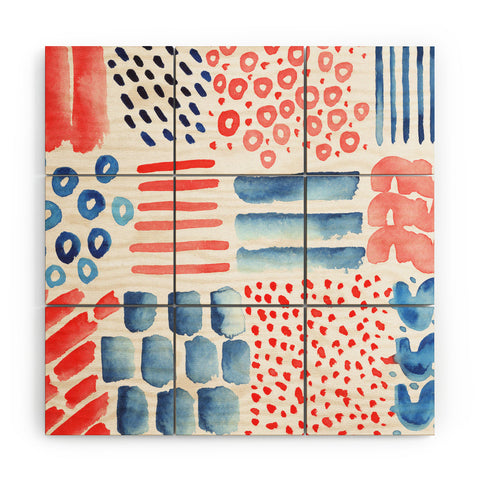 Kerrie Satava Sand and Shore Wood Wall Mural