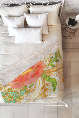 Kerrie Satava Soft Summer Breeze Fleece Throw Blanket