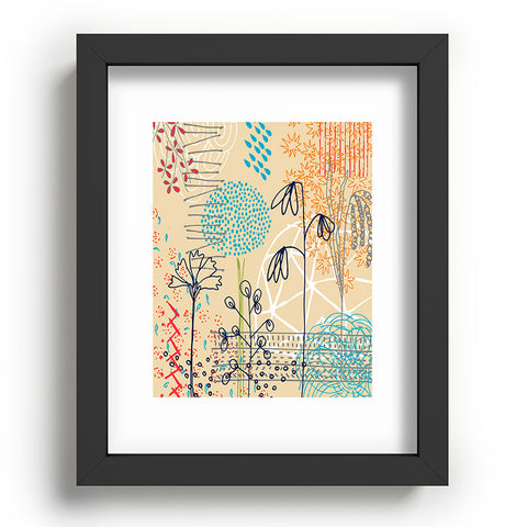 Kerrie Satava Spring Raindrops Recessed Framing Rectangle