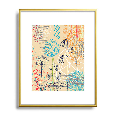 Kerrie Satava Spring Raindrops Metal Framed Art Print