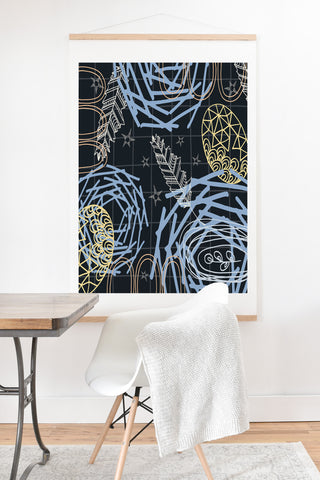 Kerrie Satava Stars Nest Art Print And Hanger