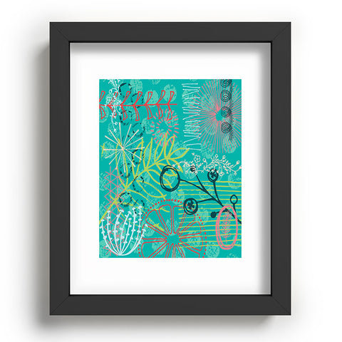 Kerrie Satava Summer Burst Recessed Framing Rectangle