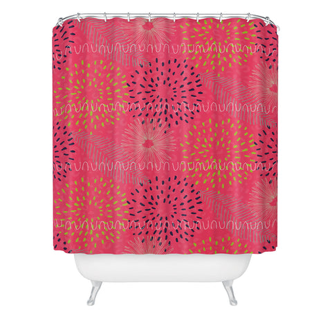 Kerrie Satava Surprise Bloom Shower Curtain