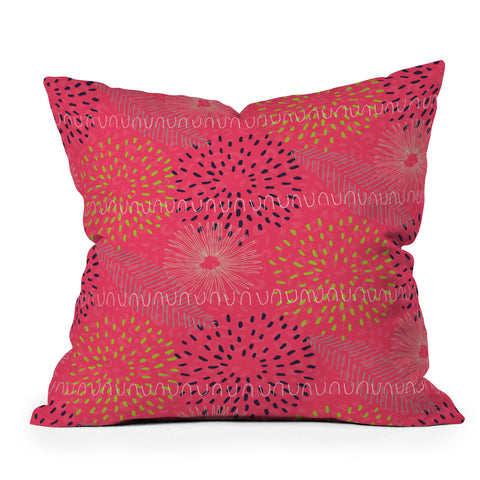 Kerrie Satava Surprise Bloom Throw Pillow