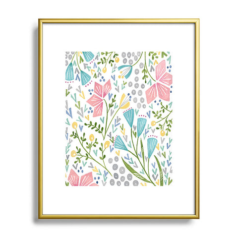 Kerrie Satava weekend walk Metal Framed Art Print