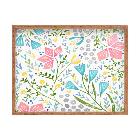 Kerrie Satava weekend walk Rectangular Tray