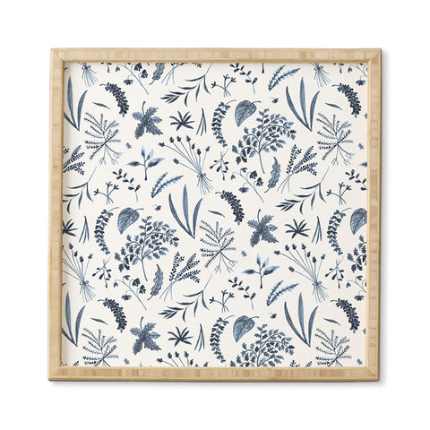 Kerrie Satava Wild Prarie Blue Framed Wall Art